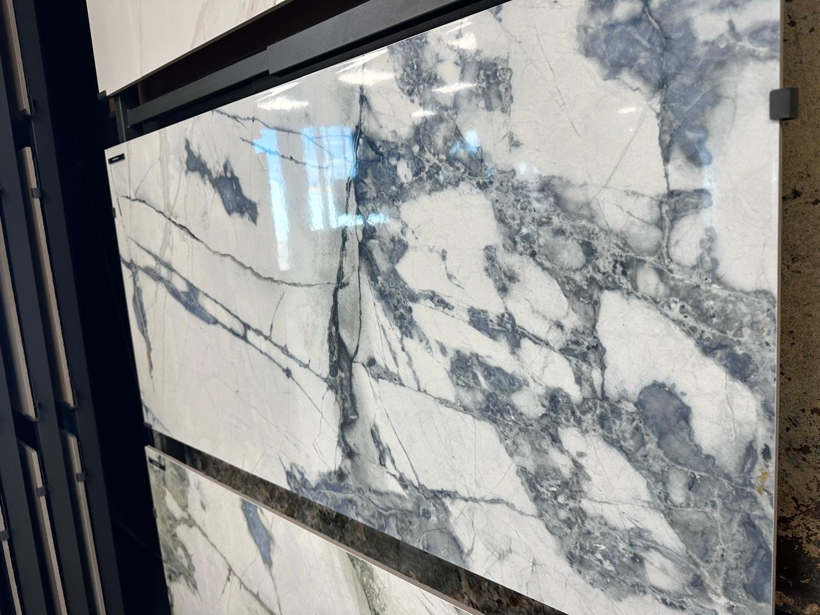 Ancona Azul Brillo 60x120 - Porcelánico Rectificado - Imagen 2