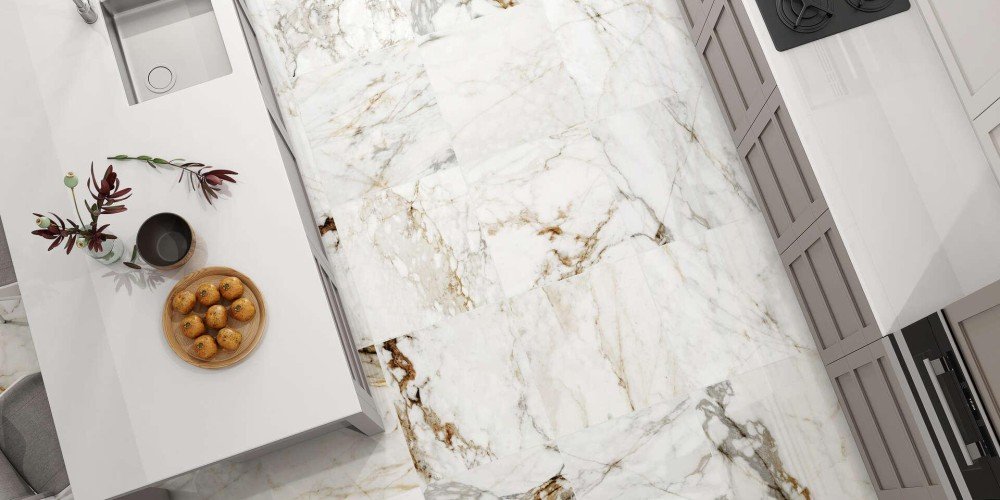 Barnaby Super White Pulido 120x120 - Porcelánico Rectificado - Imagen 2